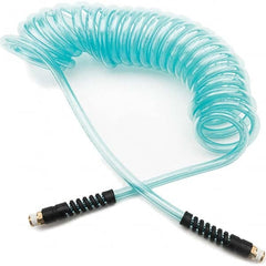 Parker - Coiled & Self-Storing Hose Inside Diameter (Inch): 1/4 Material: 95A Shore Durometer Polyurethane - Exact Tool & Supply