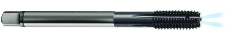M24 x 1.50 Dia. - 6HX - 7 FL - Carbide Semi-Bott Tap-TiCN -Coolant-Thru-FORM-C DIN 374 - Exact Tool & Supply
