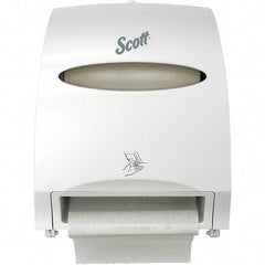 Kimberly-Clark Professional - Hands Free, Metal/Plastic Paper Towel Dispenser - 15.761" High x 12.7" Wide x 9.572" Deep, White - Exact Tool & Supply