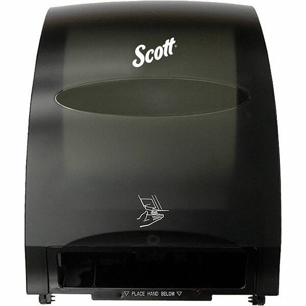 Kimberly-Clark Professional - Hands Free, Metal/Plastic Paper Towel Dispenser - 15.761" High x 12.7" Wide x 9.572" Deep, Smoke (Color) - Exact Tool & Supply
