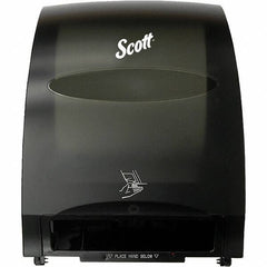 Kimberly-Clark Professional - Hands Free, Metal/Plastic Paper Towel Dispenser - 15.761" High x 12.7" Wide x 9.572" Deep, Smoke (Color) - Exact Tool & Supply