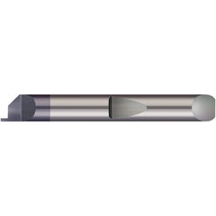 Micro 100 - Grooving Tools; Grooving Tool Type: Face ; Material: Solid Carbide ; Shank Diameter (Decimal Inch): 0.1875 ; Shank Diameter (Inch): 3/16 ; Groove Width (Decimal Inch): 0.0200 ; Projection (Decimal Inch): 0.0500 - Exact Tool & Supply