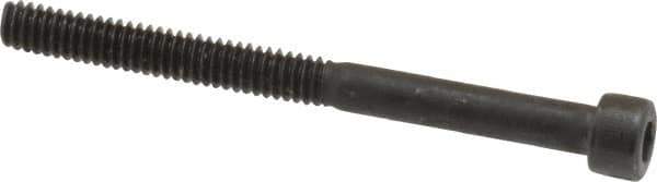 Value Collection - #5-40 UNC Hex Socket Drive, Socket Cap Screw - Alloy Steel, Black Oxide Finish, Partially Threaded, 1-1/2" Length Under Head - Exact Tool & Supply