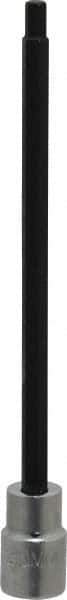 Proto - 3/8" Drive, 5mm Hex Bit Socket - 6-29/32" OAL, 5" Bit Length - Exact Tool & Supply