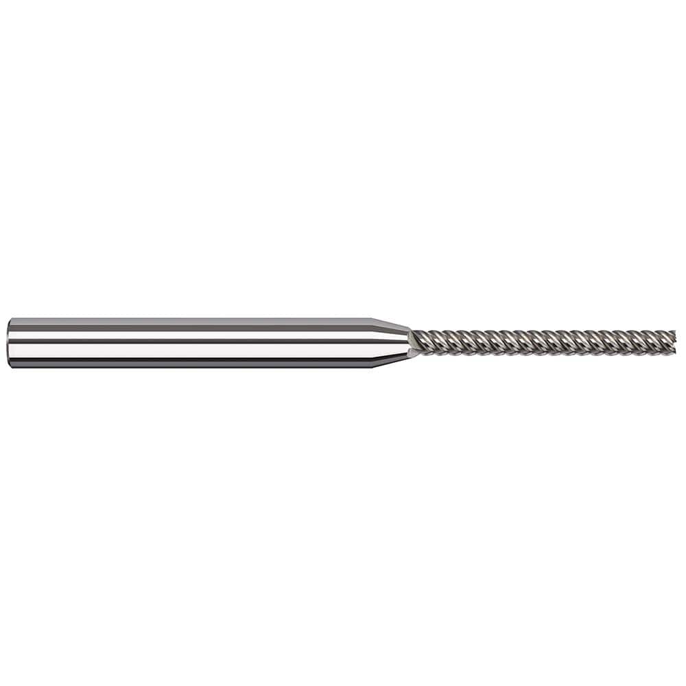 Harvey Tool - Square End Mills; Mill Diameter (Inch): 1/8 ; Mill Diameter (Decimal Inch): 0.1250 ; Length of Cut (Inch): 1-1/8 ; Length of Cut (Decimal Inch): 1.1250 ; Material: Solid Carbide ; Finish/Coating: Uncoated - Exact Tool & Supply