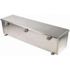 Wiegmann - NEMA 4X Stainless Steel Junction Box Enclosure with Hinge Cover - Exact Tool & Supply
