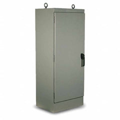Wiegmann - NEMA 4 Steel Standard Enclosure with Cabinet Hinged Cover - Exact Tool & Supply