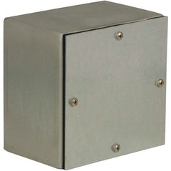 Wiegmann - NEMA 4 Steel Junction Box Enclosure with Screw Cover - Exact Tool & Supply