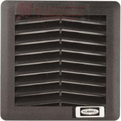 Wiegmann - Filtered Enclosure Cooling Blowers & Accessories Accessory Type: Exhaust Grille Overall Width/Diameter (Inch): 6 - Exact Tool & Supply