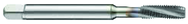 4-48 2B 3-Flute PM Cobalt Semi-Bottoming 15 degree Spiral Flute Tap-TiCN - Exact Tool & Supply