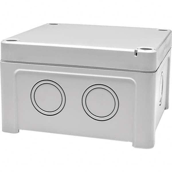 Fibox - NEMA 1, 4, 4X, 12 Polycarbonate Standard Enclosure with Screw Cover - Exact Tool & Supply