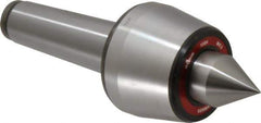 Rohm - MT5 Taper Shank, 3.543" Head Diam 2,000 Lb Capacity Live Center - 3,000 Max RPM, 2.764" Head Length, 1.5748" Point Diam, 1.988" Point Len, 4,400 Lb Max Workpc, 10.177" OAL, Standard Point - Exact Tool & Supply
