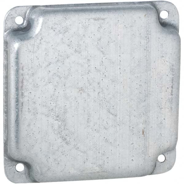 Hubbell-Raco - Steel Electrical Box Cover - Exact Tool & Supply