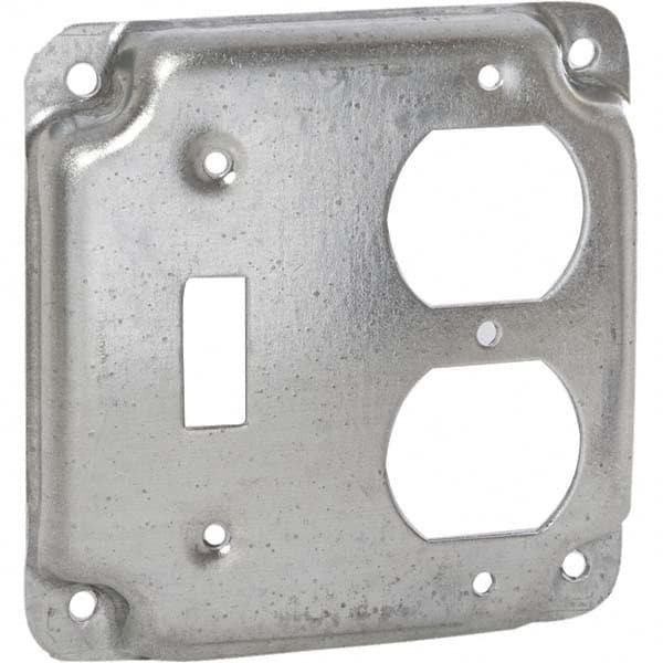 Hubbell-Raco - Steel Electrical Box Cover - Exact Tool & Supply