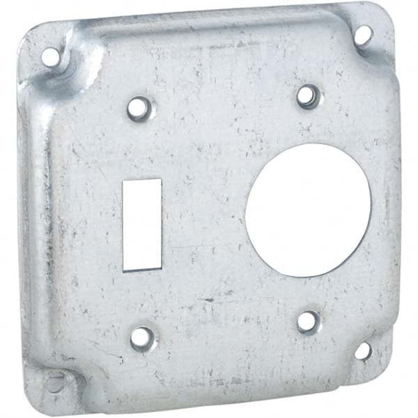 Hubbell-Raco - Steel Electrical Box Cover - Exact Tool & Supply
