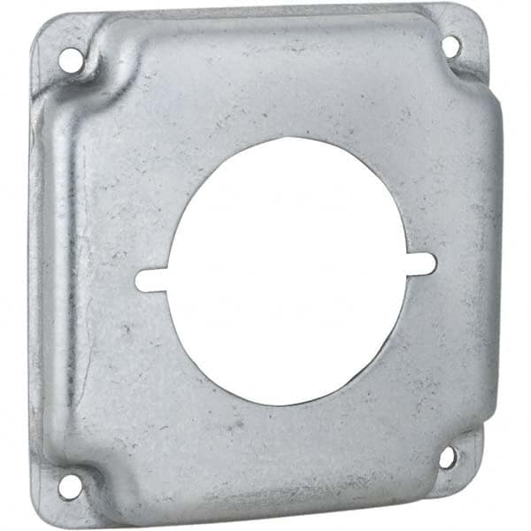Hubbell-Raco - Steel Electrical Box Cover - Exact Tool & Supply