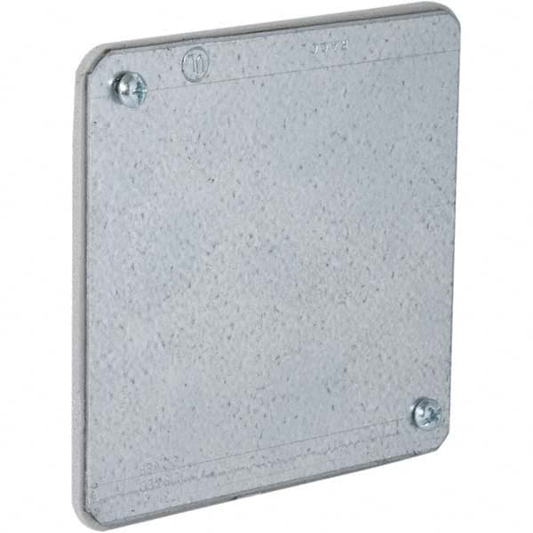 Hubbell-Raco - Steel Electrical Box Cover - Exact Tool & Supply