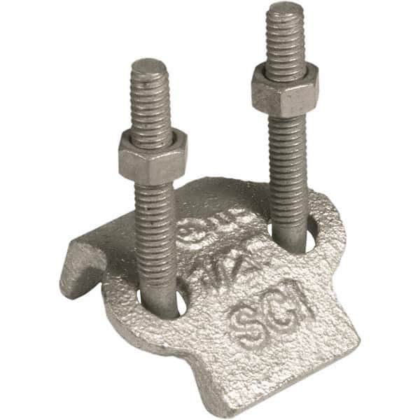 Hubbell-Raco - Pipe, Tube & Conduit Hold-Down Straps Type: Conduit Clamp Pipe Size: 1-1/2 (Inch) - Exact Tool & Supply