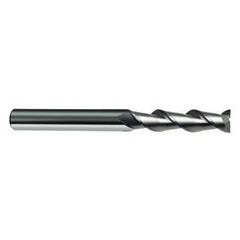 1/2" Dia. - 4-1/2" OAL - 45° Helix Firex Carbide End Mill - 3 FL - Exact Tool & Supply
