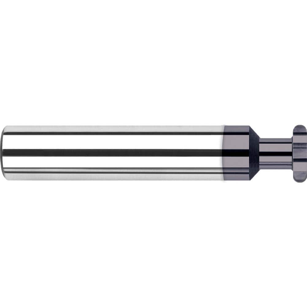 Harvey Tool - 3/8" Cut Diam, 1/8" Cut Width, 3/8" Shank, Straight-Tooth Woodruff Keyseat Cutter - Exact Tool & Supply