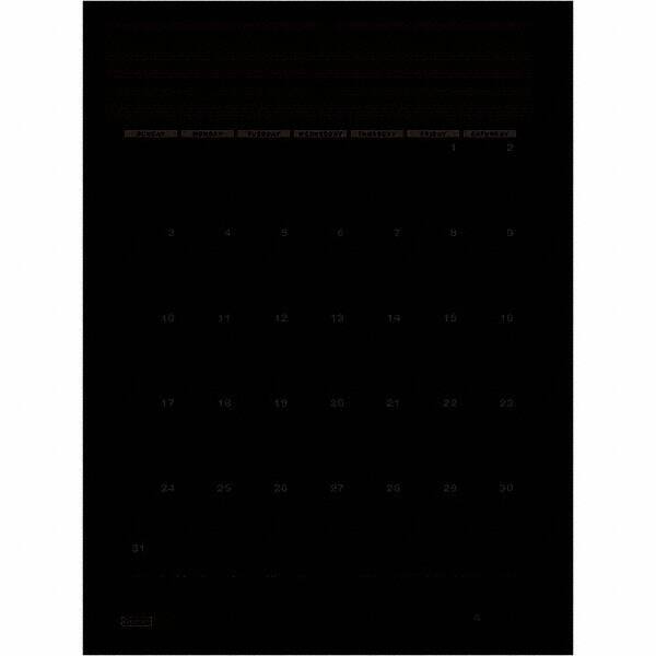House of Doolittle - Note Pads, Writing Pads & Notebooks Writing Pads & Notebook Type: Wall Calendar Size: 22 x 31-1/4 - Exact Tool & Supply