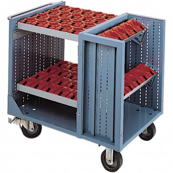 LISTA - CNC Storage Carts Style: CNC Tool Cart with Tool Carrier Taper Size: HSK 63A - Exact Tool & Supply