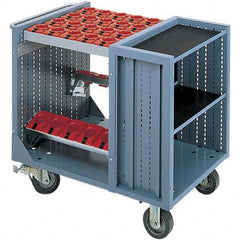 LISTA - CNC Storage Carts Style: CNC Tool Cart with Tool Carrier Taper Size: HSK 100A - Exact Tool & Supply
