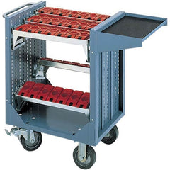 LISTA - CNC Storage Carts Style: CNC Tool Cart with Tool Carrier Taper Size: HSK 50A - Exact Tool & Supply
