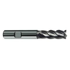 12mm Dia. - 83mm OAL - 4 FL Variable Helix Bright Carbide End Mill - Exact Tool & Supply