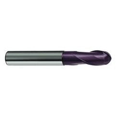 .80mm Dia. - 38mm OAL 2 FL 30 Helix Firex Carbide Ball Nose End Mill - Exact Tool & Supply