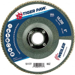 Weiler - Flap Discs Abrasive Type: Coated Flap Disc Type: Type 29 - Exact Tool & Supply