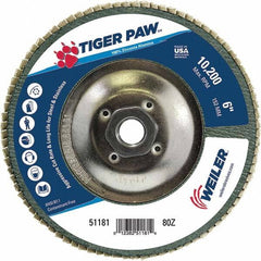 Weiler - Flap Discs Abrasive Type: Coated Flap Disc Type: Type 29 - Exact Tool & Supply