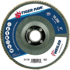 Weiler - Flap Discs Abrasive Type: Coated Flap Disc Type: Type 29 - Exact Tool & Supply