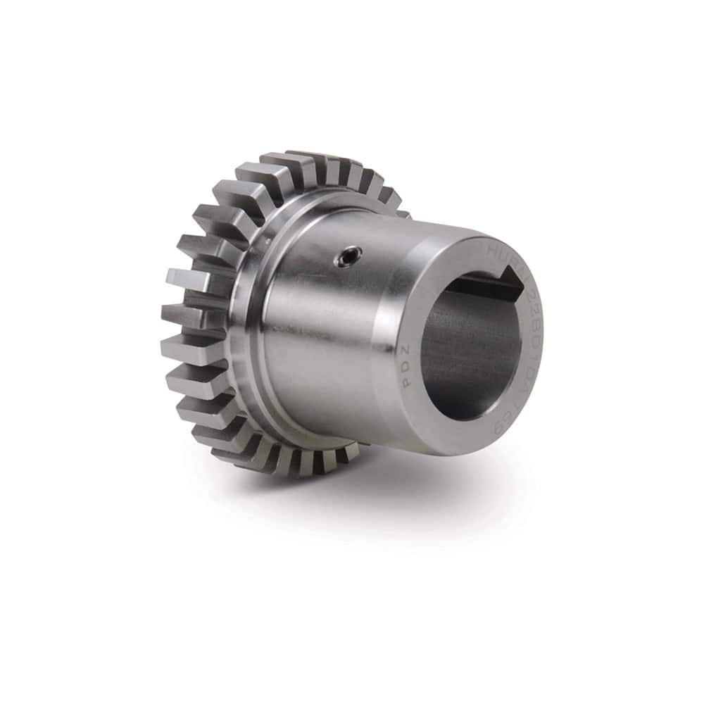 TB Wood's - Flexible Coupling; Type: Coupling Hub ; Bore Diameter (Decimal Inch): 1.125 ; Maximum Bore Diameter (Inch): 1.125 ; Outside Diameter (Inch): 1.56 ; Overall Length (Inch): 1.87 ; Material: Steel - Exact Tool & Supply