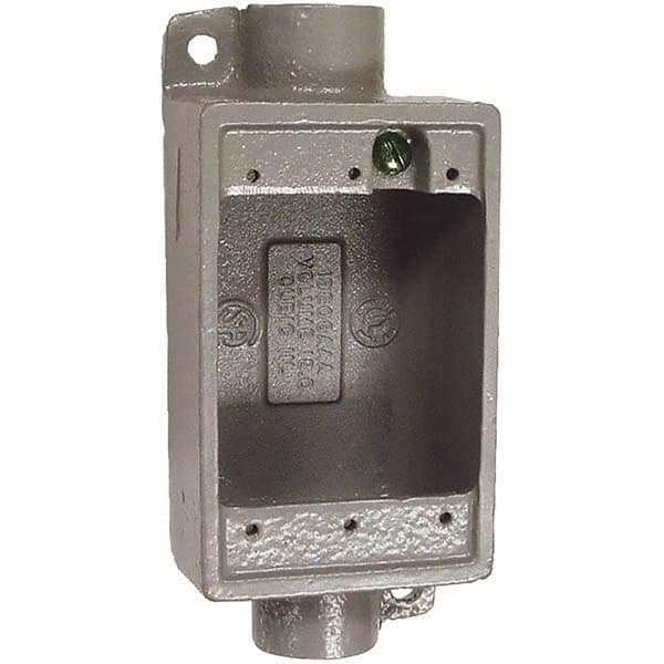 Hubbell Killark - Electrical Outlet Boxes & Switch Boxes Enclosure Type: Device Box Enclosure Shape: Rectangle - Exact Tool & Supply