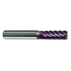 10mm Dia. - 72mm OAL - 45° Helix Firex Carbide End Mill - 6 FL - Exact Tool & Supply