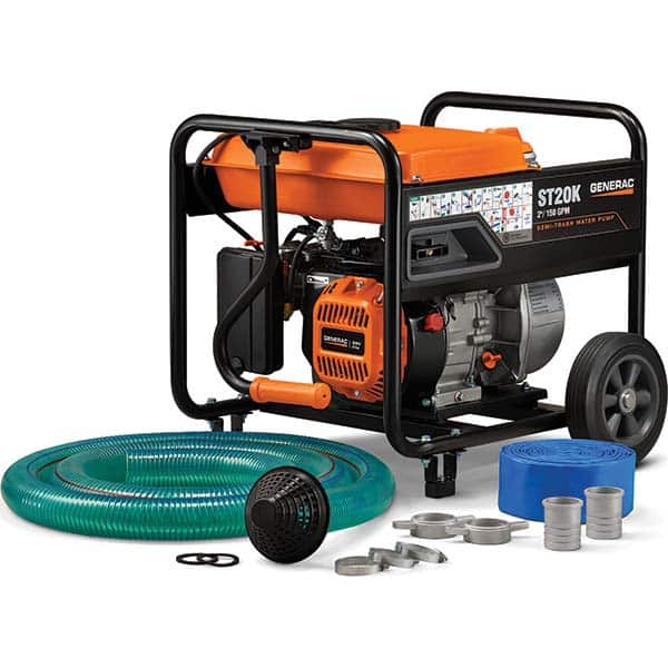 Generac Power - Self-Priming Engine Pumps Horsepower: 5.0 Engine Type: OHV - Exact Tool & Supply