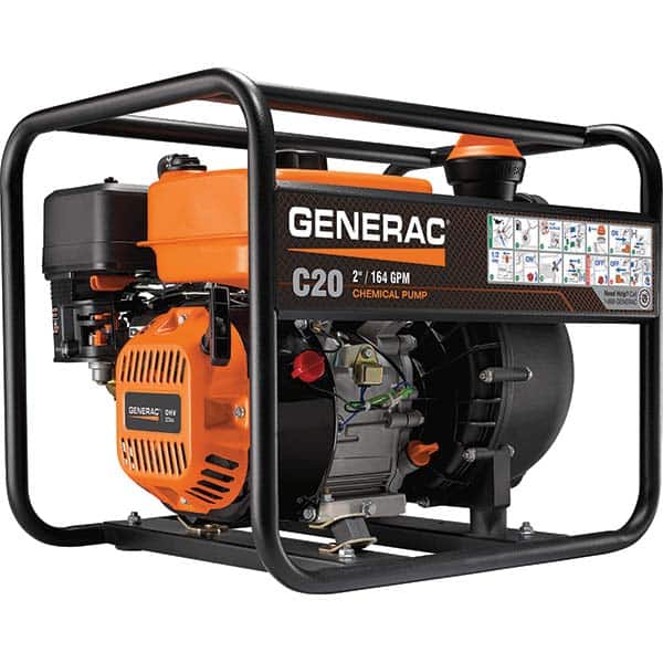 Generac Power - Self-Priming Engine Pumps Horsepower: 5.0 Engine Type: OHV - Exact Tool & Supply