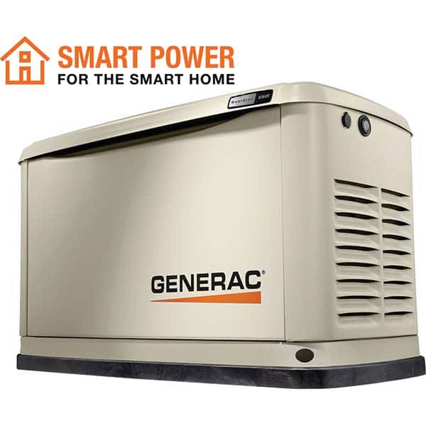 Generac Power - Standby Power Generators Generator Type: Air Cooled Fuel Type: Natural Gas; Liquid Propane (LP) - Exact Tool & Supply
