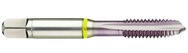 43832 2B 3-Flute Cobalt Yellow Ring Spiral Point Plug Tap-MolyGlide - Exact Tool & Supply