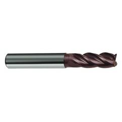 1" Dia. - 3" OAL - 4 FL Variable Helix Nano-A Carbide End Mill - Exact Tool & Supply