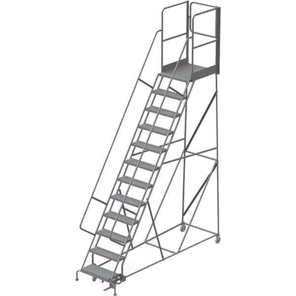 TRI-ARC - Rolling & Wall Mounted Ladders & Platforms Type: Rolling Warehouse Ladder Style: Rolling Platform Ladder - Exact Tool & Supply