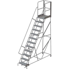 TRI-ARC - Rolling & Wall Mounted Ladders & Platforms Type: Rolling Warehouse Ladder Style: Rolling Platform Ladder - Exact Tool & Supply