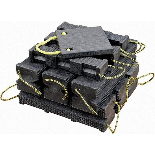 AME International - Cribbing Blocks & Sets Material: Recycled Plastic Height (Inch): 24 - Exact Tool & Supply