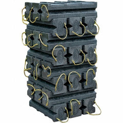 AME International - Cribbing Blocks & Sets Material: Recycled Plastic Height (Inch): 48 - Exact Tool & Supply