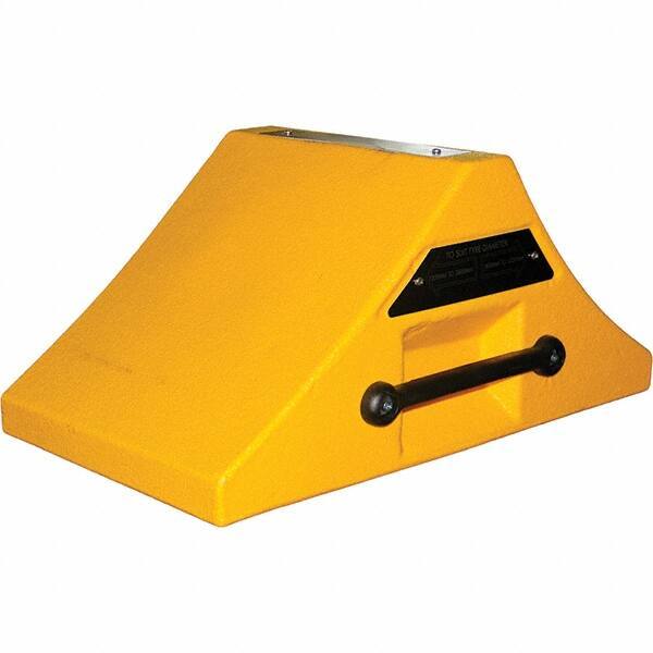 AME International - Wheel Chocks Width (Inch): 12-3/4 Height (Inch): 13-1/2 - Exact Tool & Supply