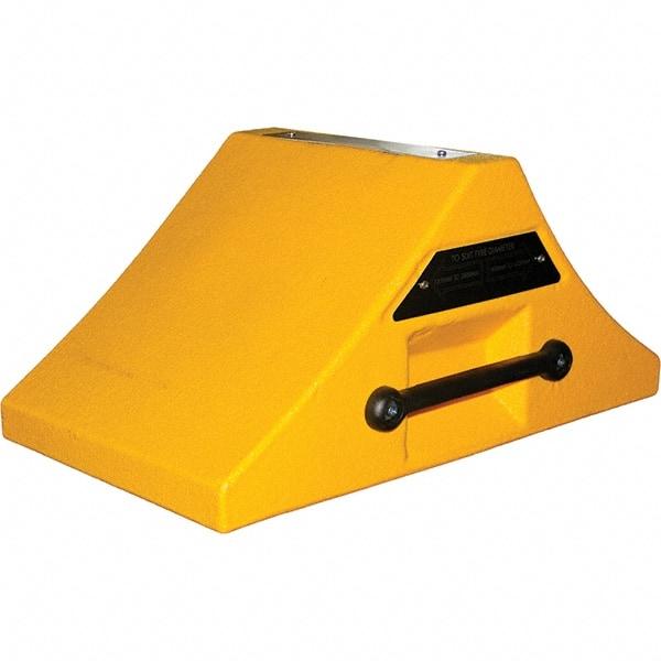 AME International - Wheel Chocks Width (Inch): 11.0200 Height (Inch): 13-3/8 - Exact Tool & Supply