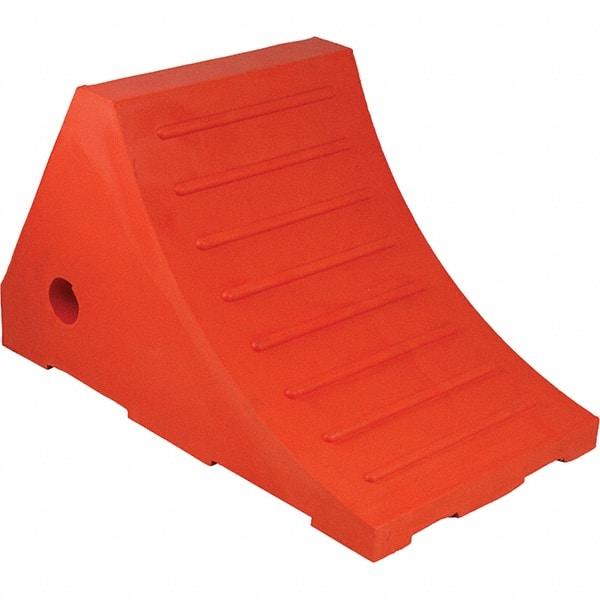 AME International - Wheel Chocks Width (Inch): 9-7/8 Height (Inch): 5.9100 - Exact Tool & Supply