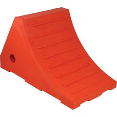 AME International - Wheel Chocks Width (Inch): 9-7/8 Height (Inch): 5.9100 - Exact Tool & Supply