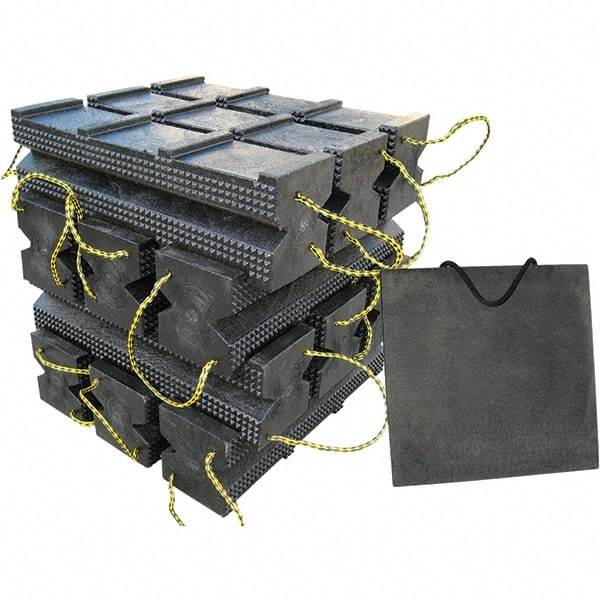 AME International - Cribbing Blocks & Sets Material: Recycled Plastic Height (Inch): 25 - Exact Tool & Supply